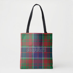 Bolsa Tote Tartan de Adam do clã