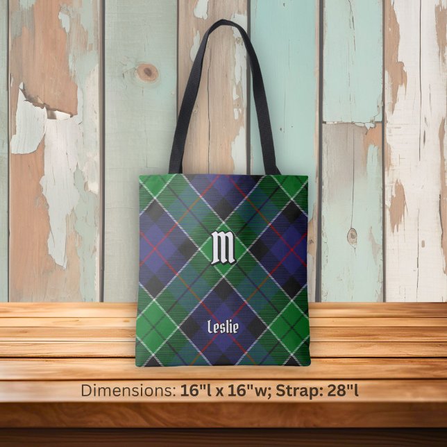 Bolsa Tote Tartan de Caça Clan Leslie (Criador carregado)
