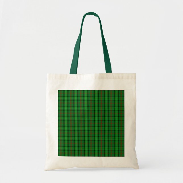 Bolsa Tote Tartan de Ross do clã (Frente)