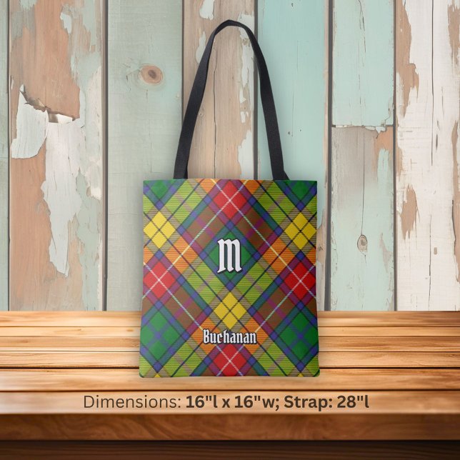 Bolsa Tote Tartan do Clã Buchanan (Criador carregado)