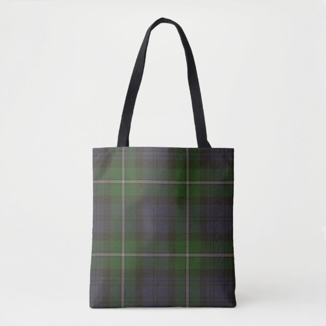 Bolsa Tote Tartan do clã de Forbes (Frente)