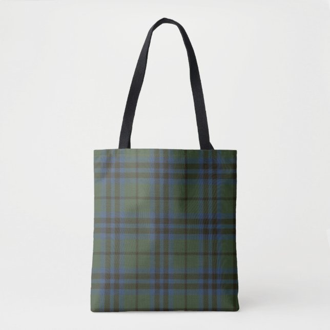 Bolsa Tote Tartan do clã de Marshall (Frente)