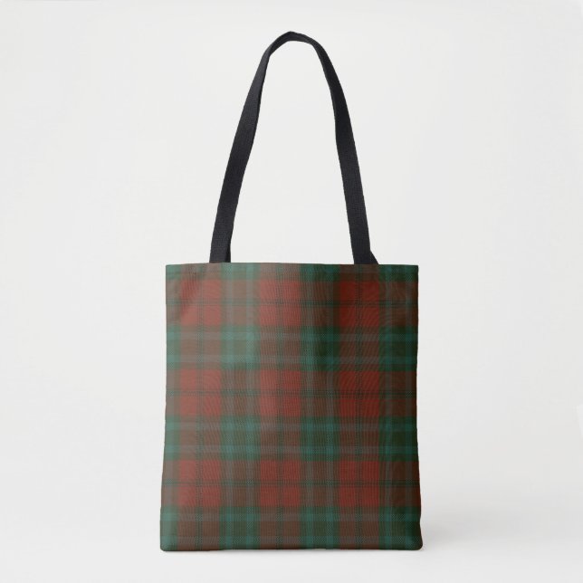 Bolsa Tote Tartan do clã do cozinheiro (Frente)
