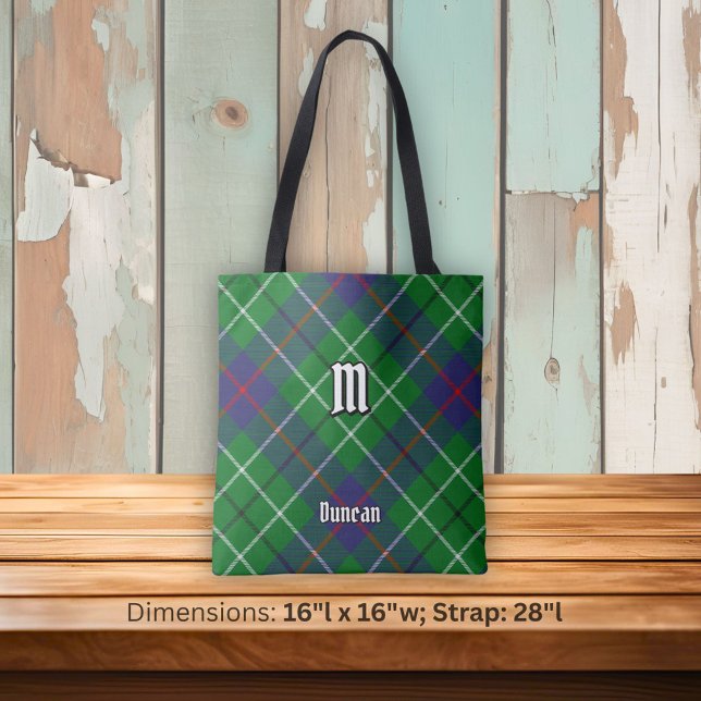 Bolsa Tote Tartan do Clã Duncan (Criador carregado)