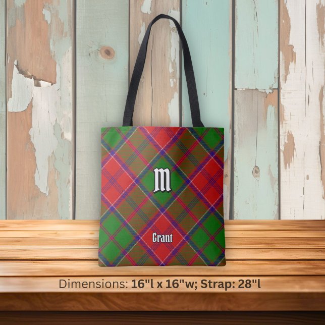 Bolsa Tote Tartan do Clã Grant (Criador carregado)
