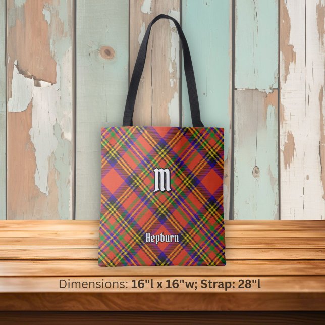 Bolsa Tote Tartan do Clã Hepburn (Criador carregado)