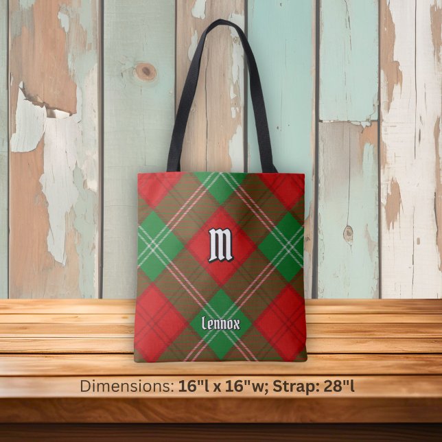 Bolsa Tote Tartan do Clã Lennox (Criador carregado)