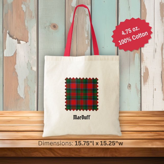Bolsa Tote Tartan do Clã MacDuff (Criador carregado)