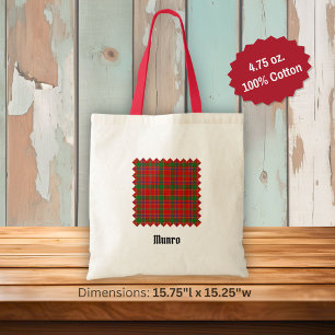 Bolsa Tote Tartan do Clã Munro