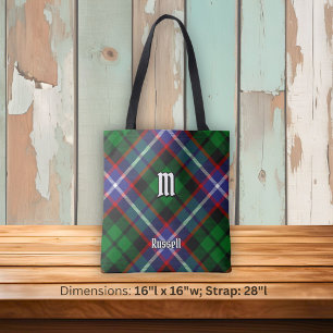 Bolsa Tote Tartan do Clã Russell