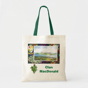 Bolsa Tote Tartan escocês, clã MacDonald,
