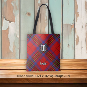Bolsa Tote Tartan Vermelho Clan Leslie