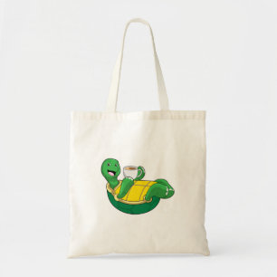 Bolsa Tote Tartaruga com copo de café