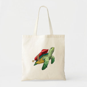 Bolsa Tote Tartaruga com foguete