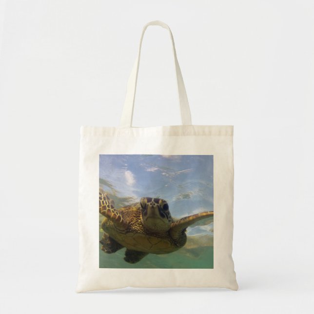 Bolsa Tote Tartaruga de mar verde de Havaí (Frente)