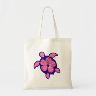 Bolsa Tote Tartaruga e hibiscus havaianos de Honu