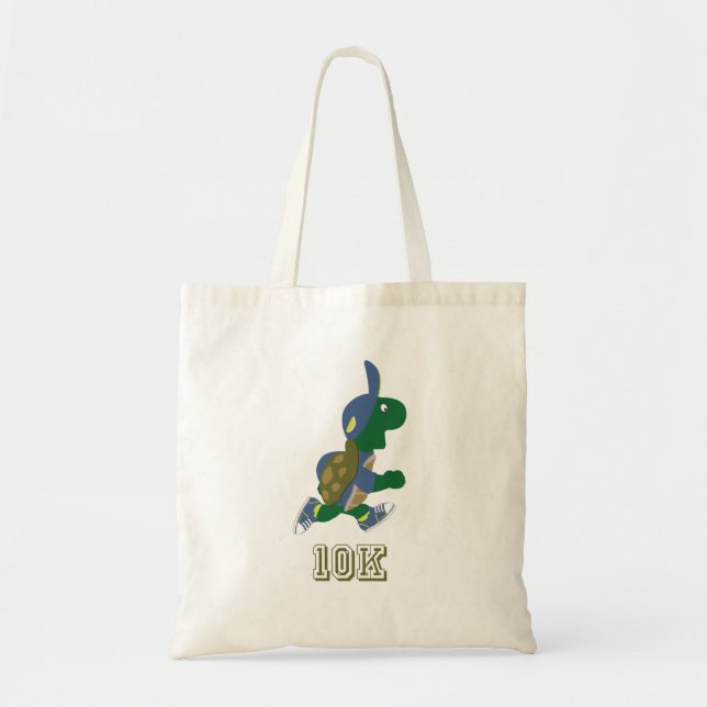 Bolsa Tote Tartaruga em Execução 10K - Azul (Frente)