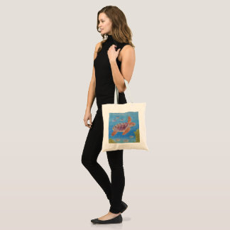 Bolsa Tote Tartaruga Marinha Cabeçuda Jovem
