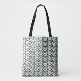 Bolsa Tote Tartaruga Marinha Tropical Padrão Floral | Oceano