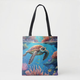 Bolsa Tote Tartaruga Oceânica