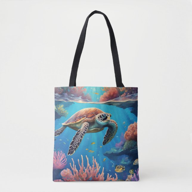 Bolsa Tote Tartaruga Oceânica (Frente)