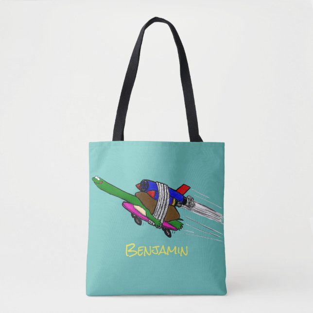 Bolsa Tote Tartaruga voadora (Frente)