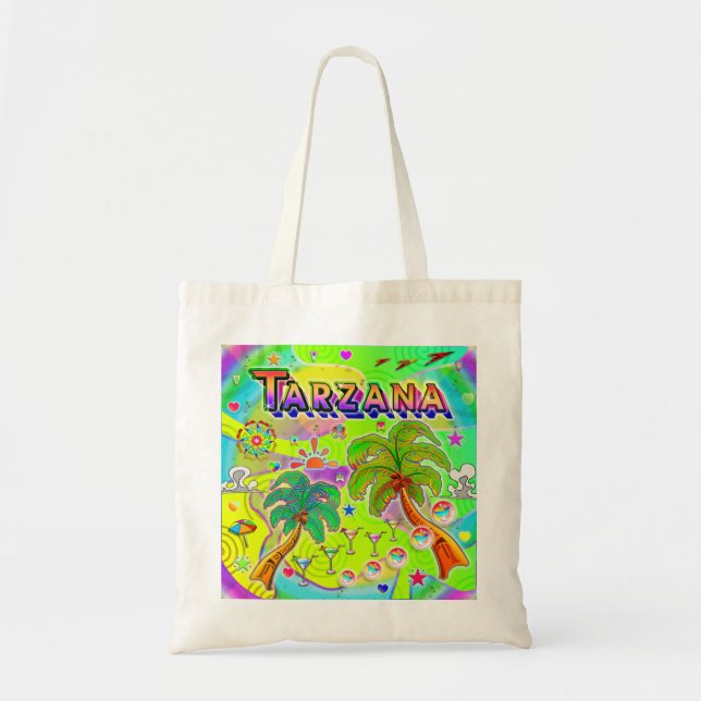 Bolsa Tote Tarzana Mind Focus Tote Bag (Frente)