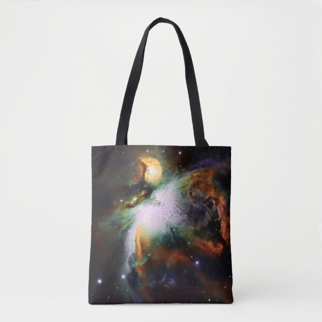 Bolsa Tote Tasche mit zwei kontrastreichen Astrobildern (Frente)