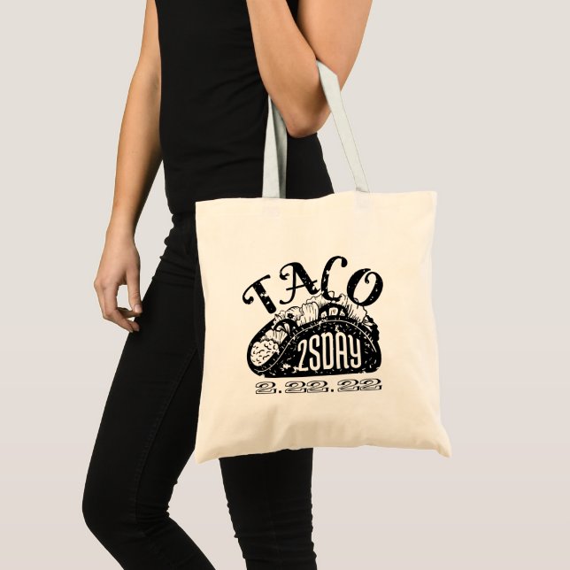 Bolsa Tote Tasty Taco Twosday 2-22-22 (Frente (produto))
