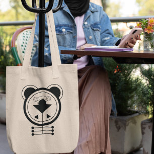 Bolsa Tote Tatsu Dragon Zodiac Geométrico