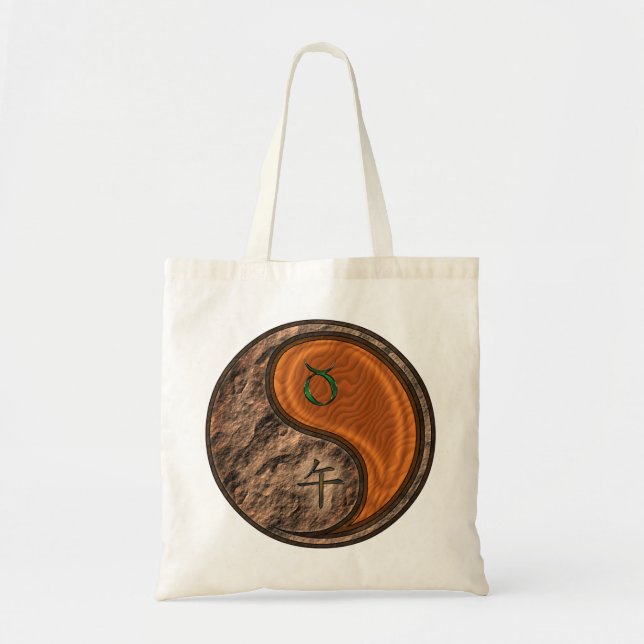 Bolsa Tote Taurus & Wood Horse (Frente)