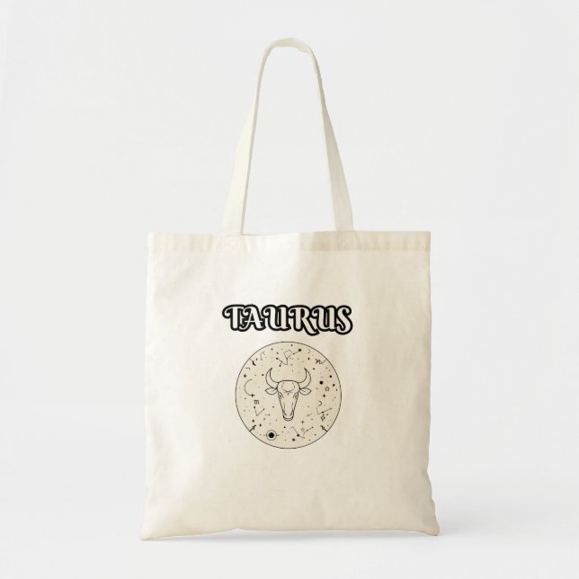 Bolsa Tote taurus zodiac (Frente)