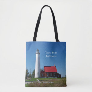 Bolsa Tote Tawas Point Lighthouse por toda a mala