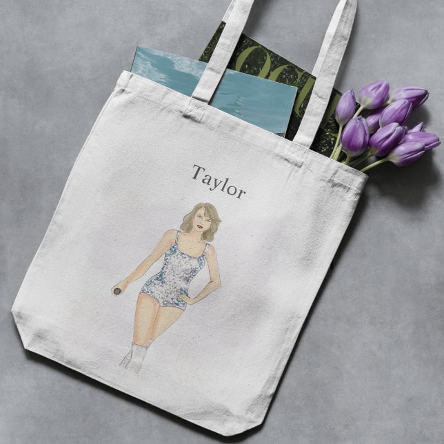 Bolsa Tote Taylor, esboço de moda (Criador carregado)