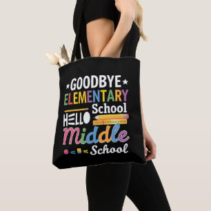 Bolsa Tote Tchau Escola Elementar Alô Escola do Meio