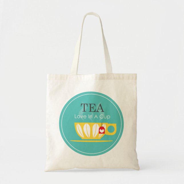 Bolsa Tote TEA - Amor Em Uma Taça (Frente)