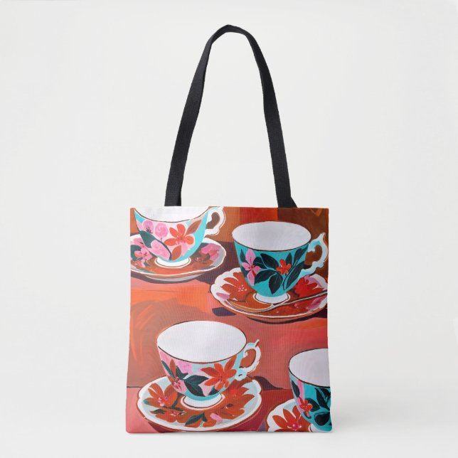 Bolsa Tote Tea Party (Frente)
