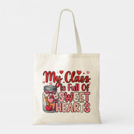 Bolsa Tote Teacher Sweet Heart Valentine's Tote Bag
