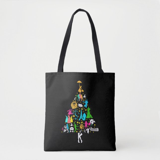 Bolsa Tote Teatro Musical da Broadway Árvore de Natal Engraça (Frente)