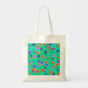 Bolsa Tote Tecido Floral Incolor Padrão