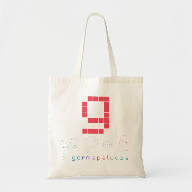 Bolsa Tote - Tecido Natural - Germapalooza 2026 (Frente)