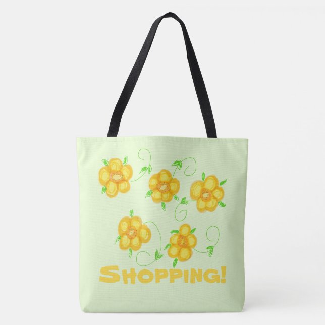Bolsa Tote Tecido Shopping Bag (Frente)