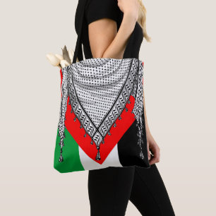 Bolsa Tote Tecido Tradicional do Keffiyeh Scarf Palestino
