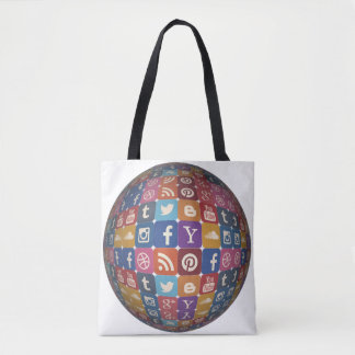 Bolsa Tote Tecla de pintura dos botões de mão do escritório d