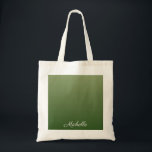 Bolsa Tote Tecla verde personalizada<br><div class="desc">Tecla verde personalizada</div>
