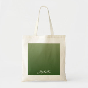 Bolsa Tote Tecla verde personalizada