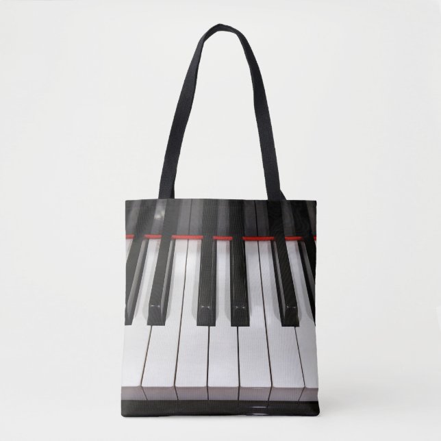 Bolsa Tote teclas de piano (Frente)