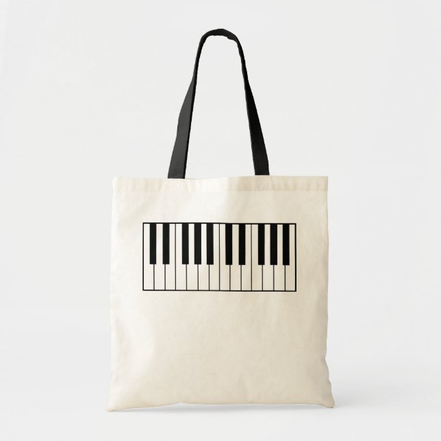 Bolsa Tote teclas musicais (Frente)