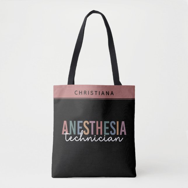 Bolsa Tote Técnica De Anestesia Personalizada (Frente)