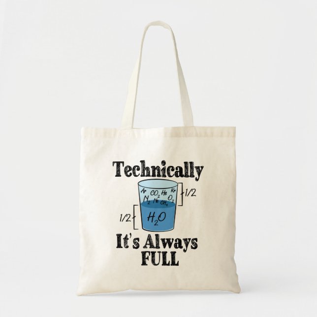 Bolsa Tote Tecnicamente, é sempre ciência engraçada de Cheio (Frente)